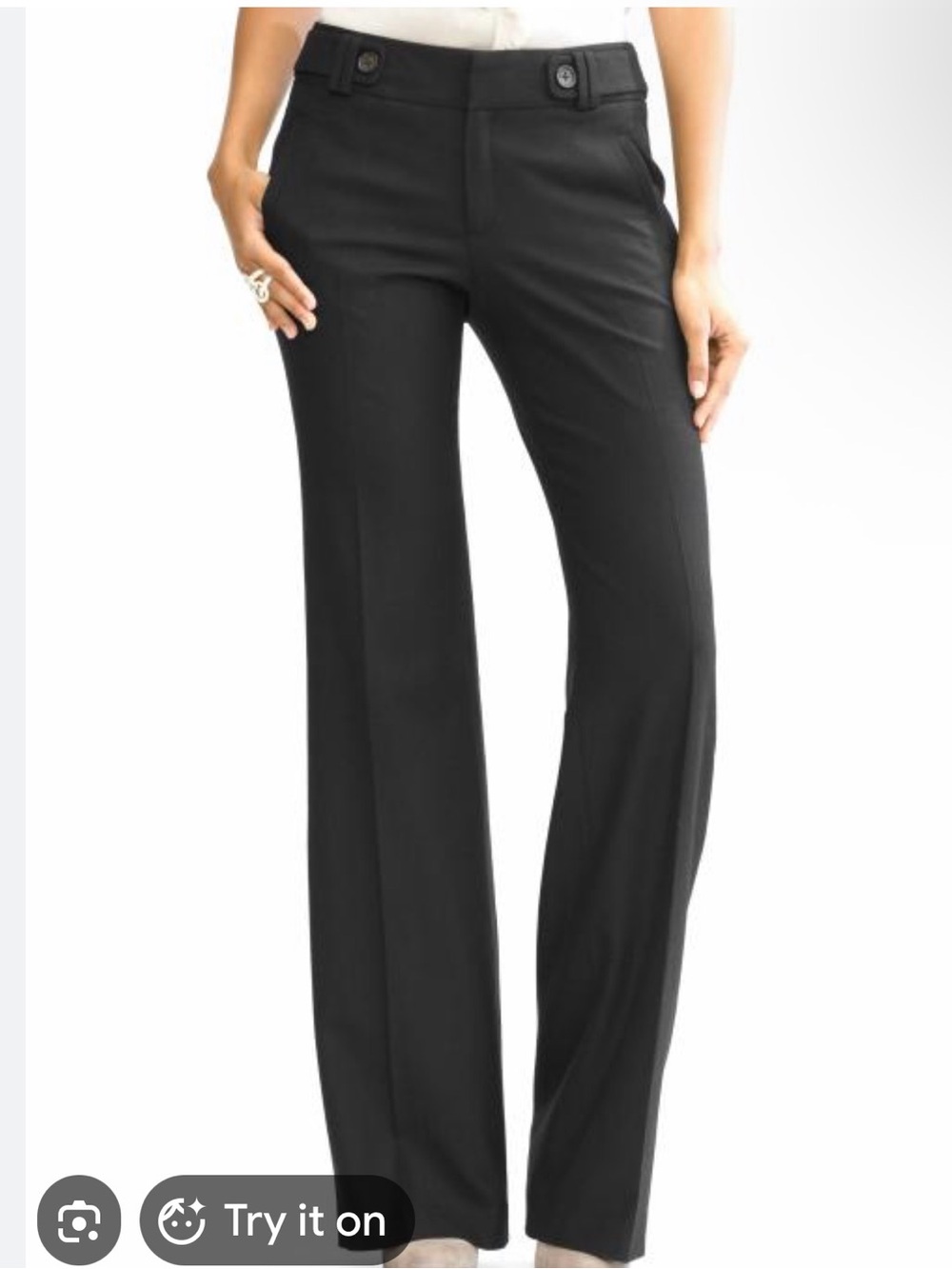 Banana Republic Jackson Fit Wide Leg Trousers